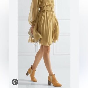 NWT | CHLOÉ LAUREN ANKLE BOOT | AUTHENTICITY CARD/DUST BAG/BOX INCLUDED, W 38.5